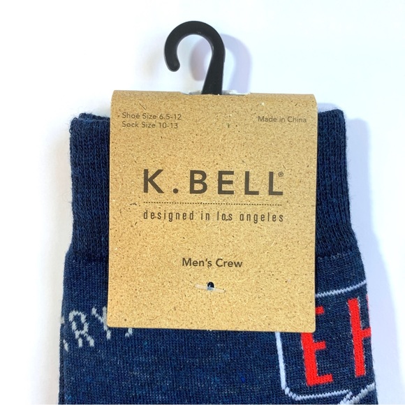 Sorry EH! K. Bell men’s crew socks - Picture 4 of 5